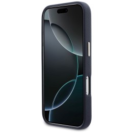 GUESS case for IPHONE 17 Pro GUHCP17L5PS4RGGB (PU FW Resin Logo) blue