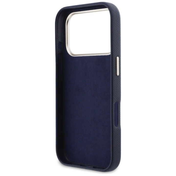 GUESS case for IPHONE 17 Pro GUHCP17L5PS4RGGB (PU FW Resin Logo) blue