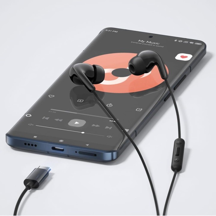 Проводные наушники-вкладыши USB C Xiaomi M2413E1 черные