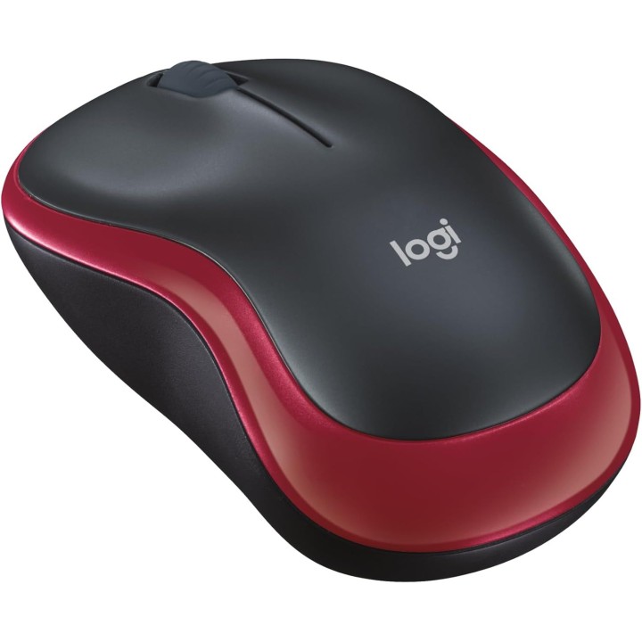 Беспроводная мышь Logitech 2,4G 1000 dpi M185 красная
