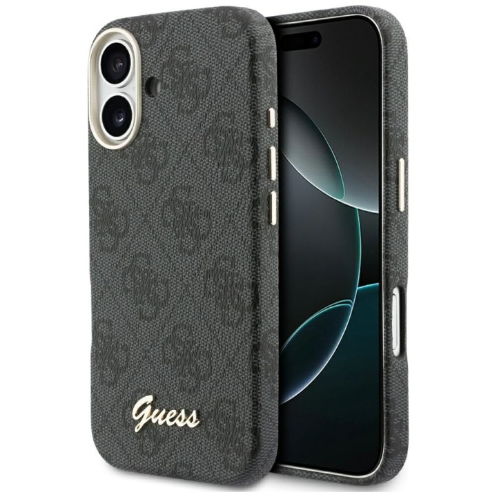 GUESS futerał do IPHONE 17 kompatybilny z MagSafe GUHMP17S5P4FWMSK (PU FW 4G Script) czarny