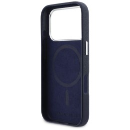 KARL LAGERFELD case for IPHONE 17 Pro compatible with MagSafe KLHMP17L6PFKCLB (PU FW W/ K&C Head Pin) blue