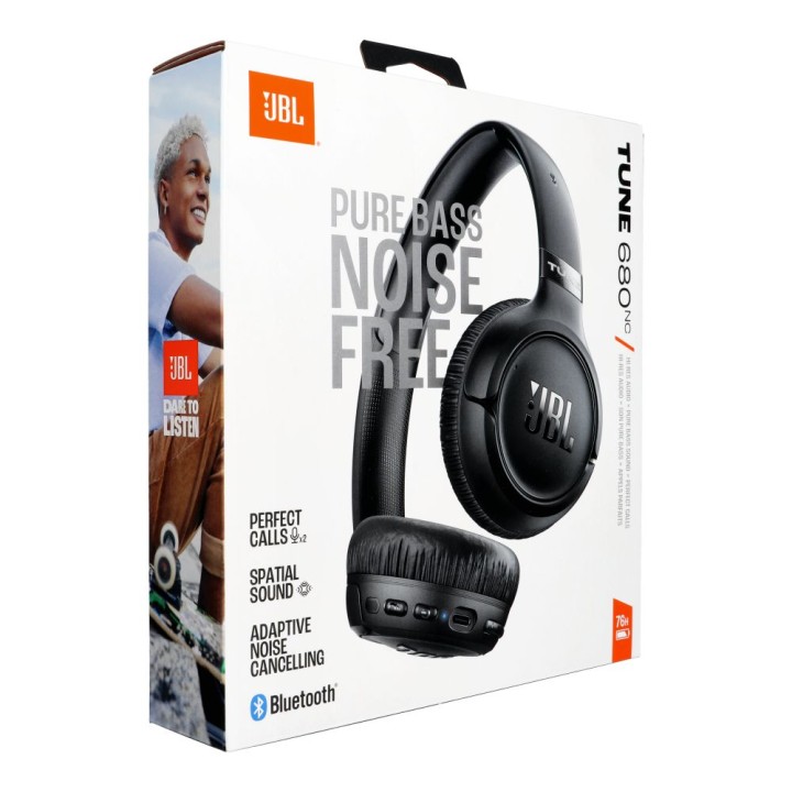 Wireless on-ear headphones JBL Tune 680NC black
