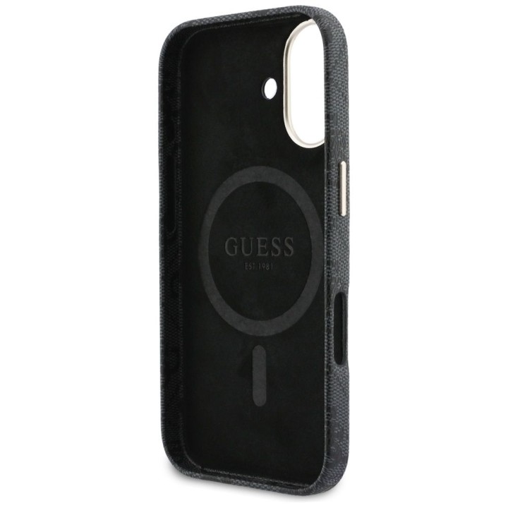 GUESS чохол для IPHONE 17 сумісний з MagSafe GUHMP17S5P4FWMSK (PU FW 4G Script) чорний