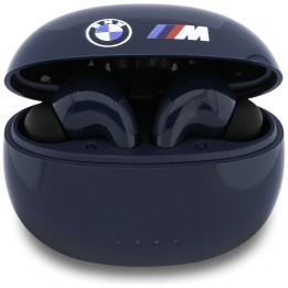 Słuchawki bezprzewodowe douszne BMW TWS BMBEXHML303ILV (Printed Logo) granatowe