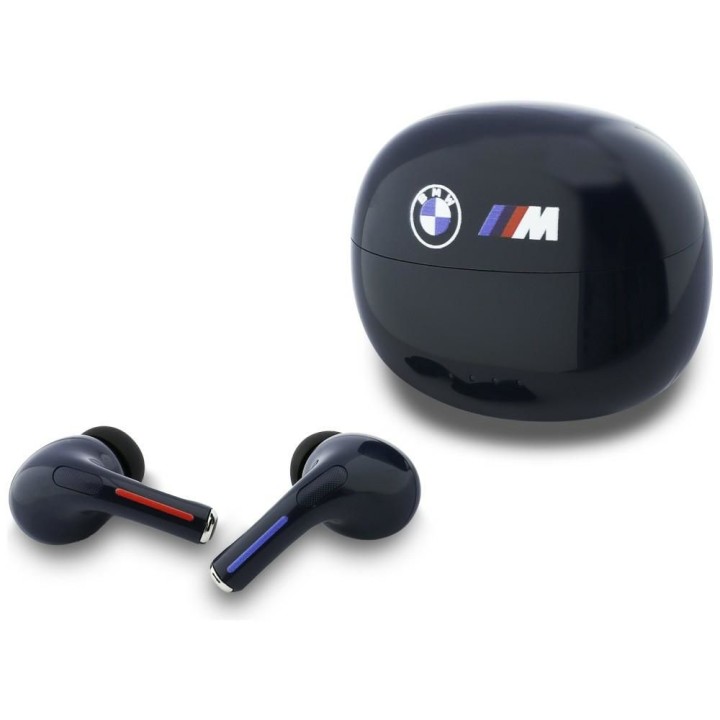 Słuchawki bezprzewodowe douszne BMW TWS BMBEXHML303ILV (Printed Logo) granatowe