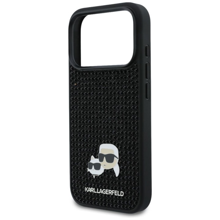 KARL LAGERFELD чохол для IPHONE 17 Pro KLHCP17L6PRKCLK (Rhinestone W/ K&C PIN) чорний