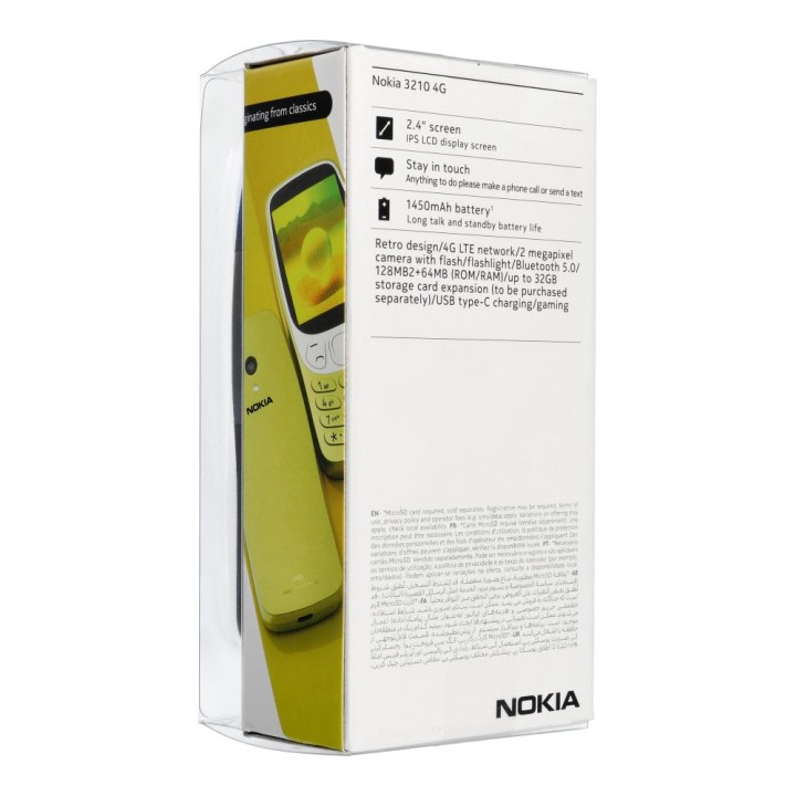 Cell phone Nokia 3210 4G DualSim black