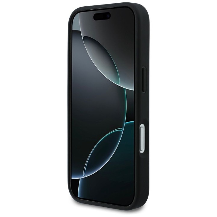 KARL LAGERFELD чехол для IPHONE 17 Pro KLHCP17L6PRKCLK (Rhinestone W/ K&C PIN) черный