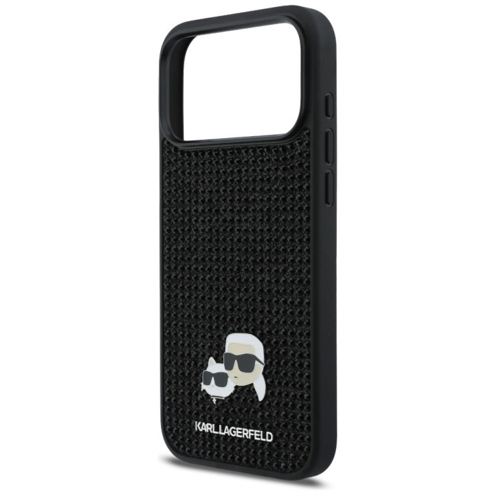 KARL LAGERFELD чохол для IPHONE 17 Pro Max KLHCP17X6PRKCLK (Rhinestone W/ K&C PIN) чорний