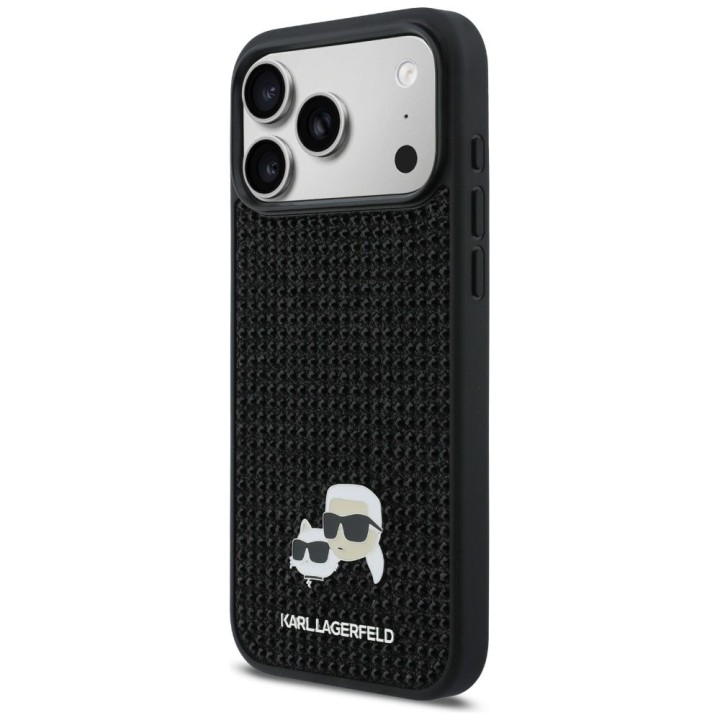 KARL LAGERFELD чохол для IPHONE 17 Pro Max KLHCP17X6PRKCLK (Rhinestone W/ K&C PIN) чорний