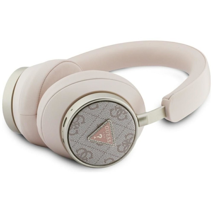 Wireless on-ear headphones Guess ENC GUBHC15P4MRCTP (4G Triangle Logo) pink