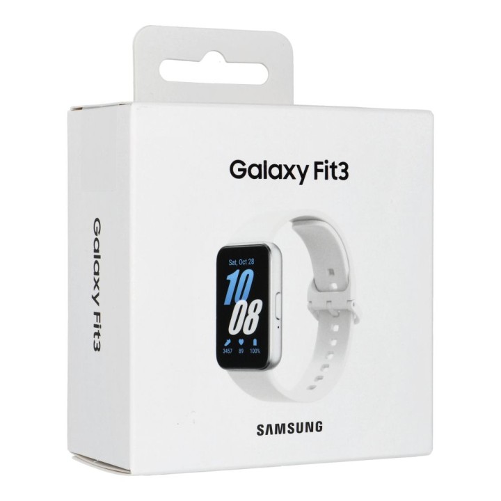Смарт-годинник Samsung 1,6" AMOLED IP68 Fit3 сріблястий