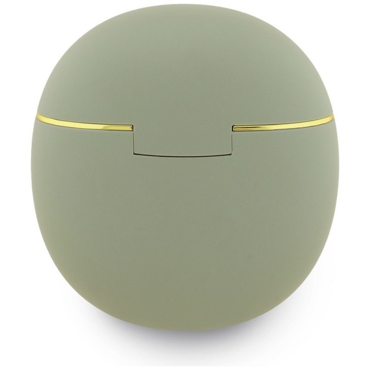 Wireless in-ear headphones Guess TWS GUTWSA15HETN (Small Round Script Print) khaki