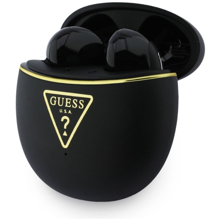 Wireless in-ear headphones Guess TWS GUTWSA15HETK (Small Round Script Print) black