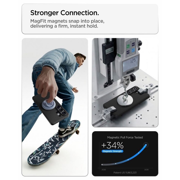 SPIGEN case LIQUID AIR MAG compatible with MagSafe for SAMSUNG S26 Ultra matte black
