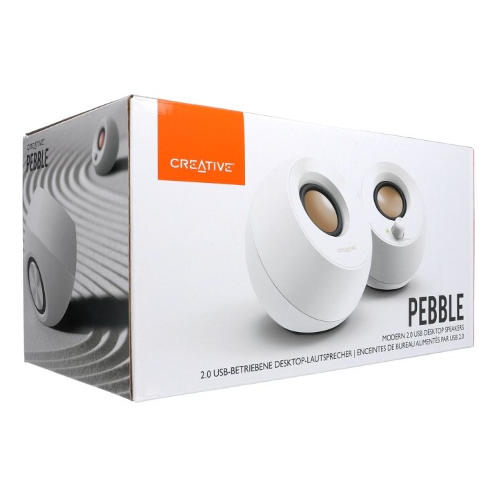 Wired speaker 4,4W Creative Pebble 2.0 51MF1680AA001 white