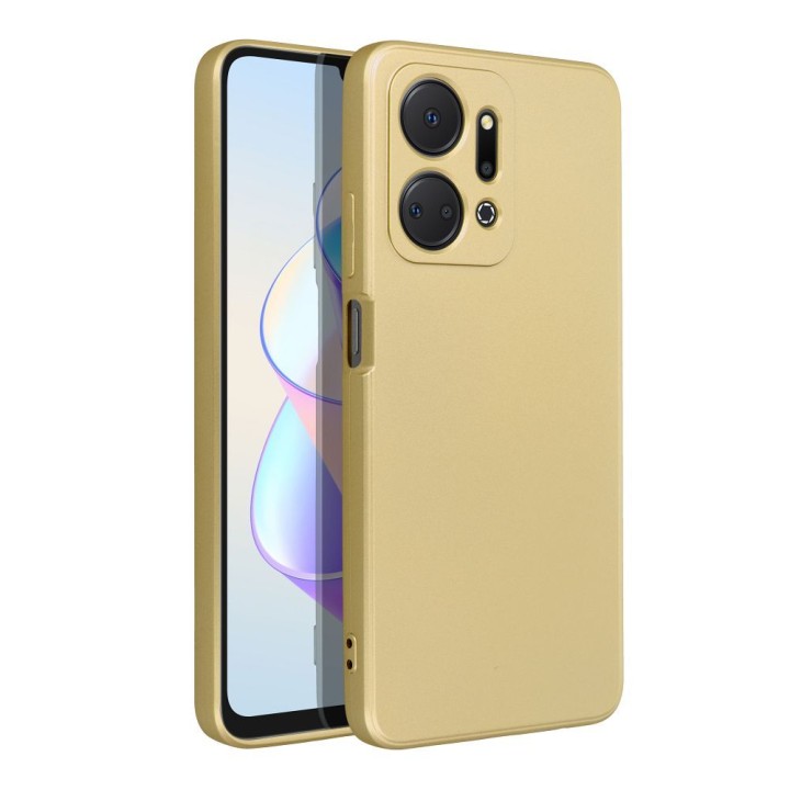 Чехол для Honor X7A Metallic золотой