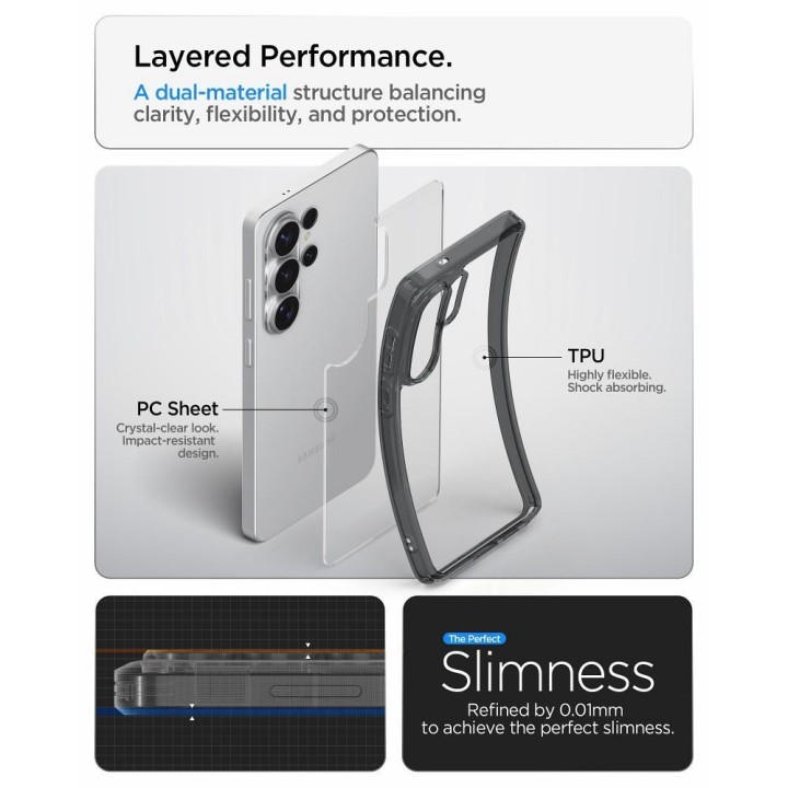 SPIGEN case ULTRA HYBRID for SAMSUNG S26 Ultra space crystal
