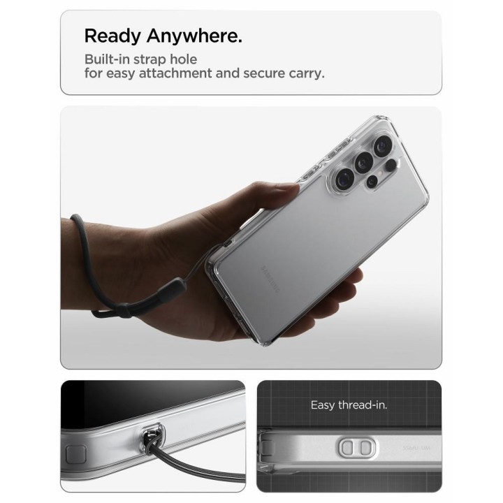 SPIGEN case ULTRA HYBRID for SAMSUNG S26 Ultra crystal clear