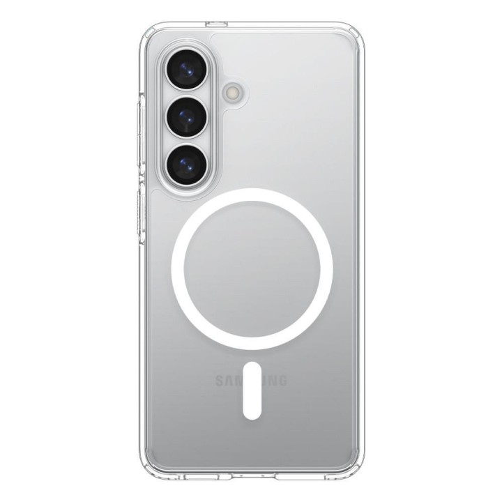 SPIGEN чехол ULTRA HYBRID MAG совместимый с MagSafe для S26 clear / белый