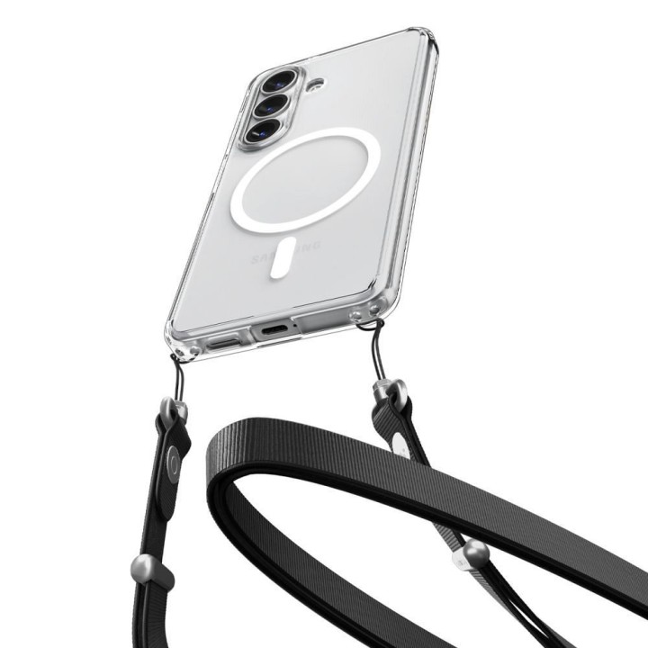 SPIGEN чехол ULTRA HYBRID MAG совместимый с MagSafe для S26 clear / белый