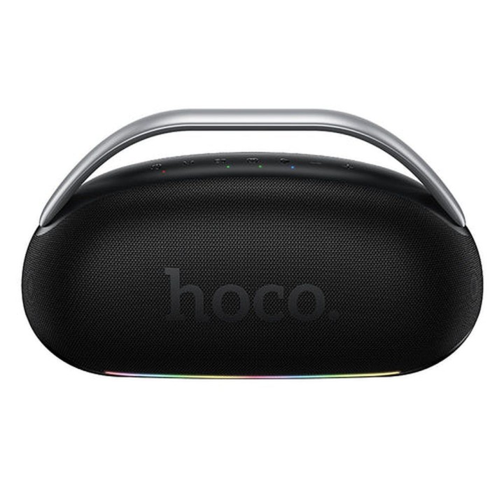 Бездротова колонка 300W 8h + 2 x бездротові мікрофони Hoco HT2 чорна