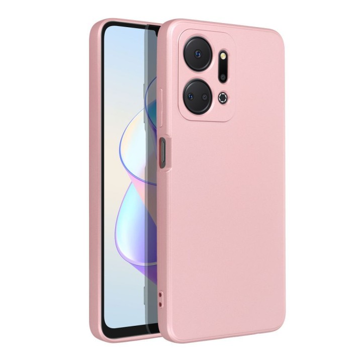 Etui na Honor X7A Metallic różowe