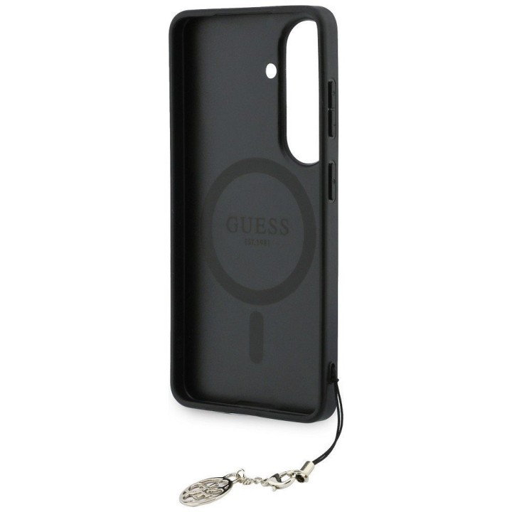 GUESS case for SAMSUNG S26 GUHMS26SGF4GGR (PU 4G Classic Logo with Charm) black