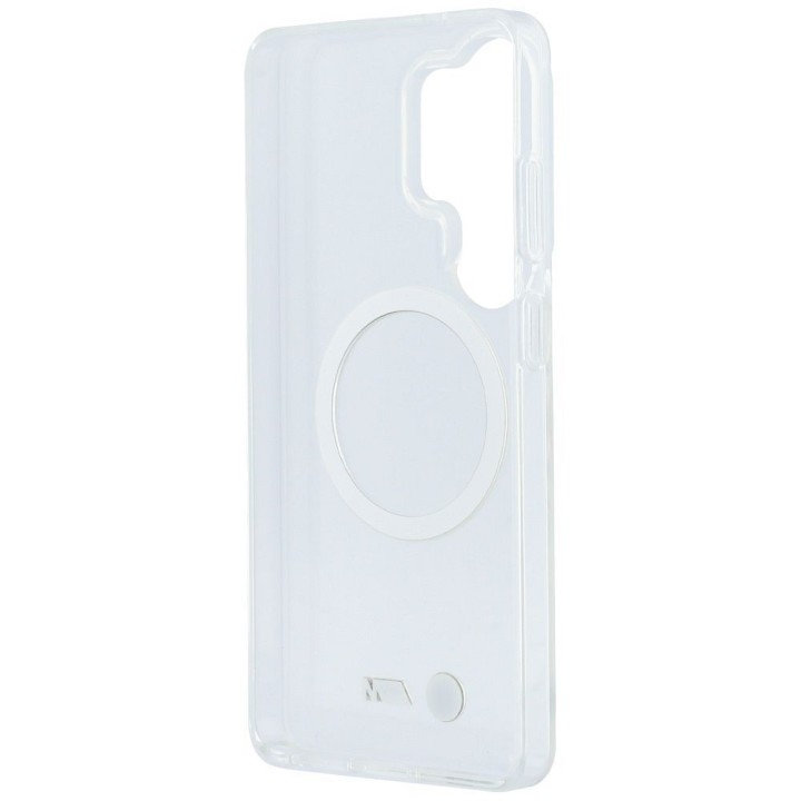 BMW чехол для SAMSUNG S26 Ultra BMHMS26L25HSMLKT (Magnetic IML Shockproof W/ Metal Logos) прозрачный
