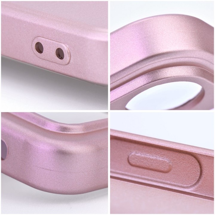 Etui na Honor X7A Metallic różowe