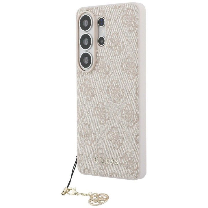 GUESS чехол для SAMSUNG S26 Ultra GUHMS26LGF4GPI (PU 4G Classic Logo with Charm) розовый