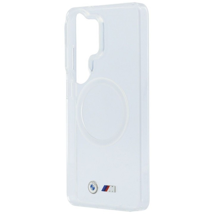 BMW case for SAMSUNG S26 Ultra BMHMS26L25HSMLKT (Magnetic IML Shockproof W/ Metal Logos) transparent