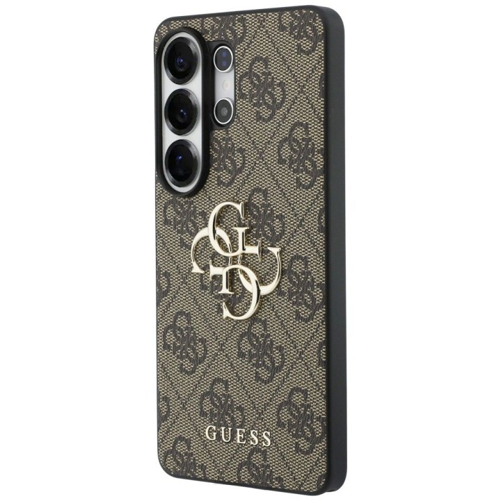 GUESS futerał do SAMSUNG S26 Ultra GUHCS26L4GMGBR (4G Big Metal Logo) brązowy