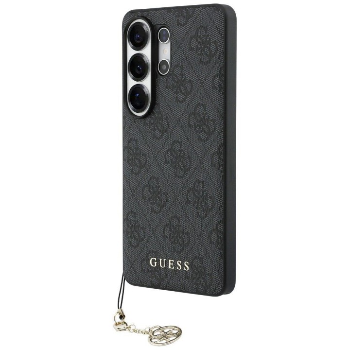 GUESS case for SAMSUNG S26 Ultra GUHMS26LGF4GGR (PU 4G Classic Logo with Charm) black