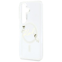 KARL LAGERFELD чехол для SAMSUNG S26 KLHMS26S5HKSCAH (Magnetic IML KC Script) прозрачный