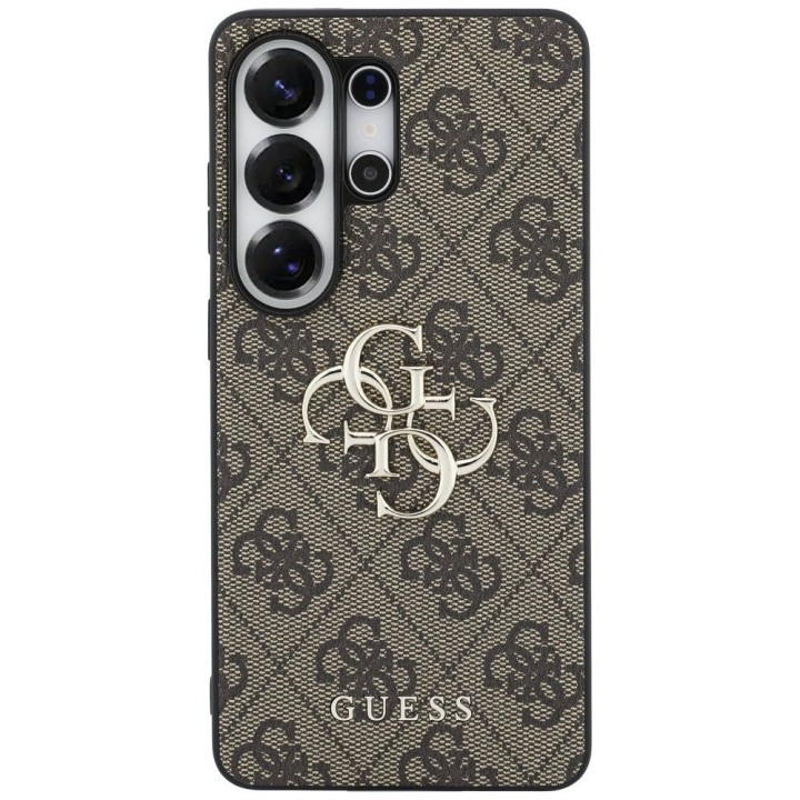 GUESS futerał do SAMSUNG S26 Ultra GUHCS26L4GMGBR (4G Big Metal Logo) brązowy