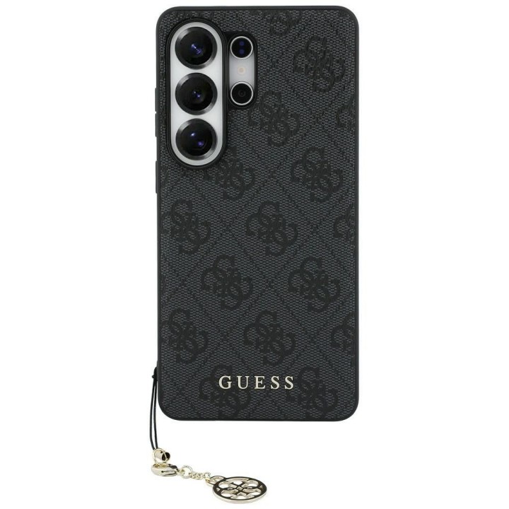 GUESS futerał do SAMSUNG S26 Ultra GUHMS26LGF4GGR (PU 4G Classic Logo with Charm) czarny