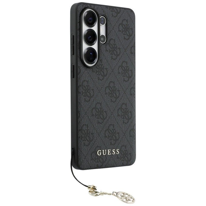 GUESS чехол для SAMSUNG S26 Ultra GUHMS26LGF4GGR (PU 4G Classic Logo with Charm) черный