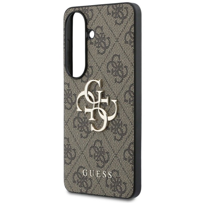 GUESS case for SAMSUNG S26 Plus GUHCS26M4GMGBR (4G Big Metal Logo) brown