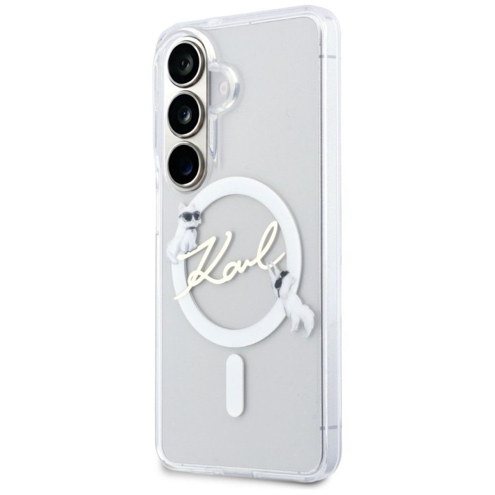KARL LAGERFELD чохол для SAMSUNG S26 KLHMS26S5HKSCAH (Magnetic IML KC Script) прозорий