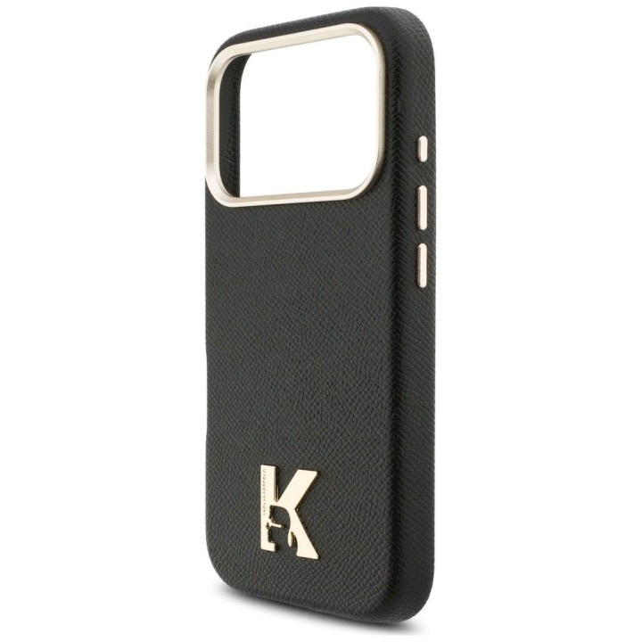 KARL LAGERFELD чохол для IPHONE 17 Pro сумісний з MagSafe KLHMP17L5PGFKHGK (Karl Head Logo) чорний