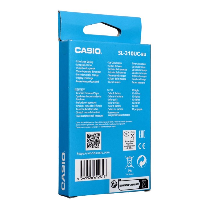 Calculator Casio SL-310UC-BU blue