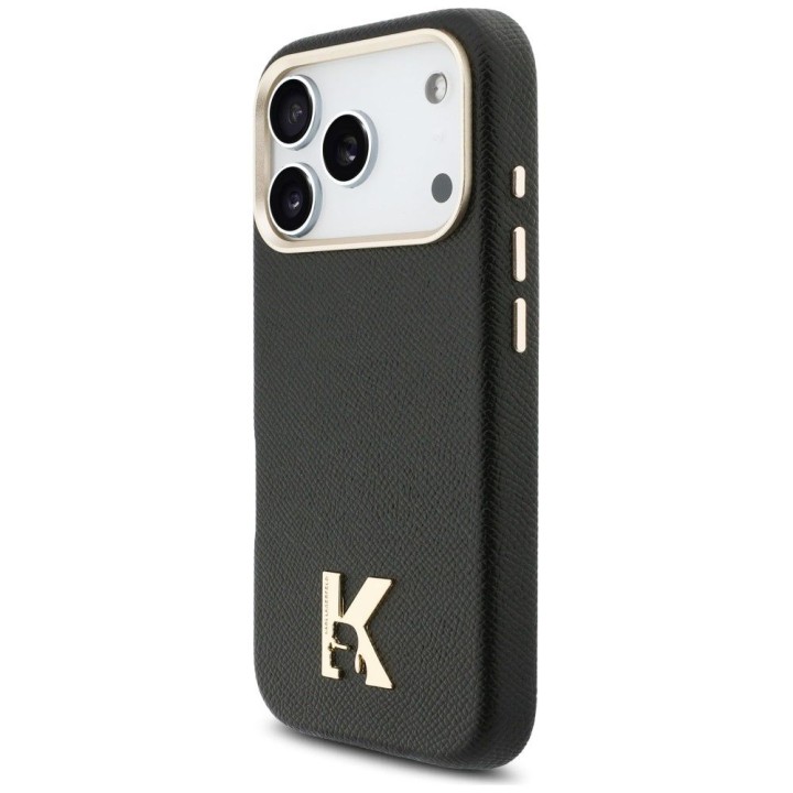 KARL LAGERFELD чохол для IPHONE 17 Pro сумісний з MagSafe KLHMP17L5PGFKHGK (Karl Head Logo) чорний