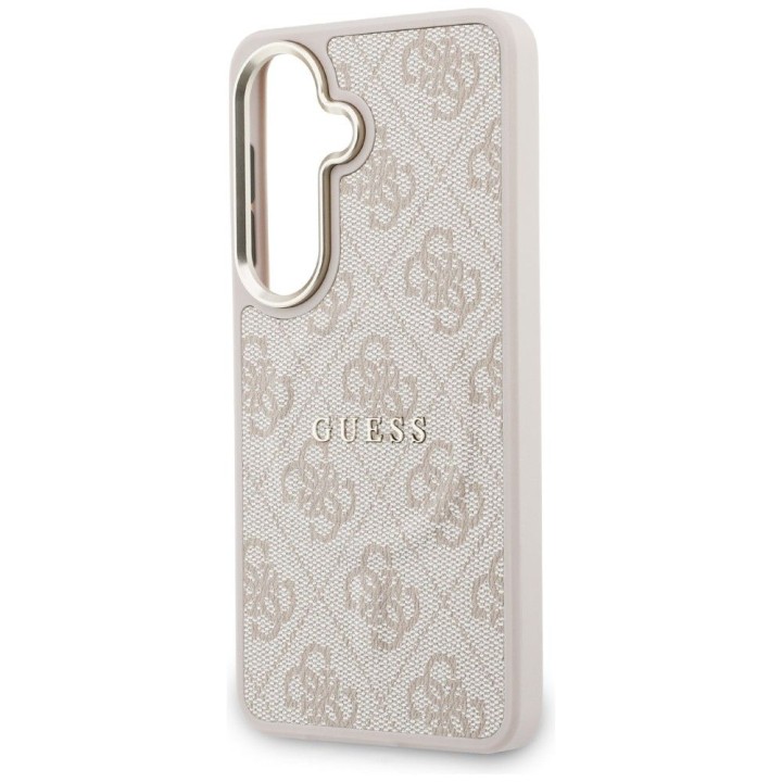GUESS case for SAMSUNG S26 Plus GUHMS26MP4MSEGCP (4G Embossed Ring MagSafe) pink