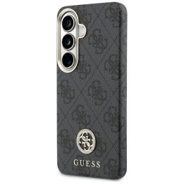 GUESS case for SAMSUNG S26 GUHMS26SP4GRMDEK (4G Rhinestone Round Logo MagSafe) black