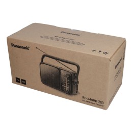 Mains/battery-powered radio PANASONIC RF-2400DEG-K AM / FM, Speaker