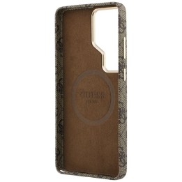 GUESS чохол для SAMSUNG S26 Ultra GUHMS26L5P4FWMSW (4G Script MagSafe) коричневий