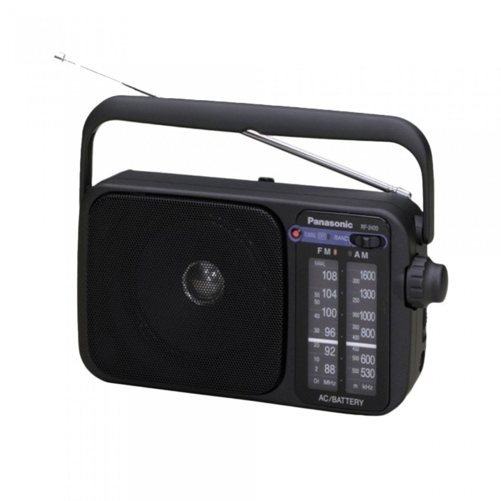 Radio sieciowo bateryjne PANASONIC RF-2400DEG-K AM / FM, Speaker