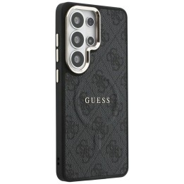 GUESS чехол для SAMSUNG S26 Ultra GUHMS26LP4MSEGCK (4G Embossed Ring MagSafe) черный